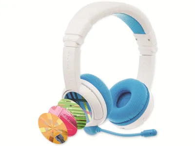 Obrázok produktu pre BuddyPhones Slúchadlá pre deti na domáce vyučovanie Bluetooth Blue - mikrofón