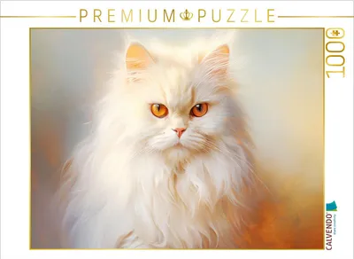 Produktbild von CALVENDO Puzzle Katzen im Pastellstil | 1000 Teile Lege-Größe 64x48cm Foto-Puzzle für glückliche Stunden