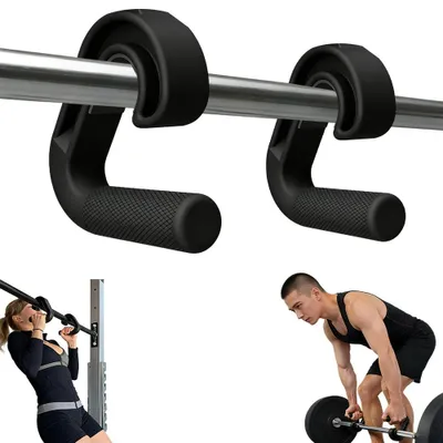 Immagine prodotto di 2 Maniglie per cavi - Maniglie Double D Fitness - Sbarra per trazioni