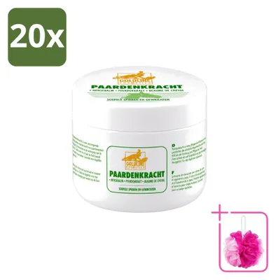 Obrázok produktu pre 20 kusov pleťového krému Goldline Pferdekraft – pre telo – 250 ml – výhodný balík – 20 kusov