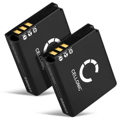 Image de CELLONIC 2x Batterie pour Appareil photo Compatible avec Kodak PixPro SP360 4K, PIXPRO SP360, PlaySport Zx5, LB-080 - (1100mAh, 3.7V)