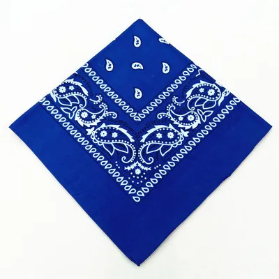 Productafbeelding van Go Go Gadget – 100% katoen – Bandana – Boerenlappen – 55 x 55 cm – Blauw