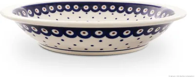 Produktbild von Original Bunzlauer Keramik Teller Suppenteller Speiseteller Essteller tief Ø 22,5 cm [Form 1] im Design 28