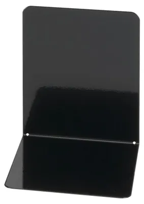 Image de WEDO Séparateur de livres, noir, métal, 2 pces, 14x12x14 cm