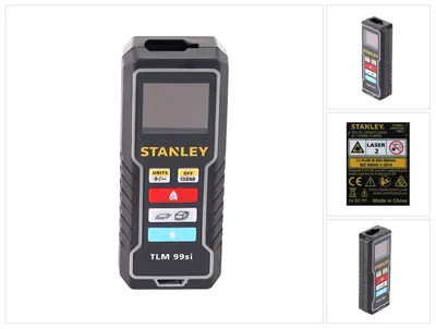 Produktbild von Stanley TLM99SI, LCD, m, Grau, Alkali, AAA, 0 - 40 °C