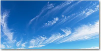 Produktbild von Tulup® Glas-Bild - 100x50 -Wandkunst - Wandbild hinter gehärtetem Sicherheitsglas  - Landschaften - Blauer Himmel - Blau