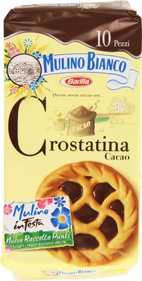 Produktbild von 30x Mulino Bianco Kuchen Crostatina Cacao schokoriegel Schokolade kekse Kakao 40gr