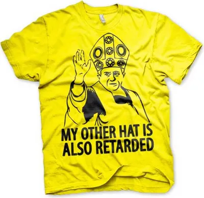 Produktbild von My Other Hat Is Also Retarded T-Shirt - XX-Large - Yellow