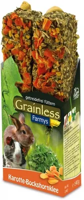 Produktbild von JR Farm Grainless Farmys Karotte-Bockshorn 2er