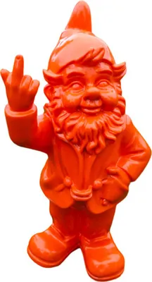 Produktbild von STOOBZ Ehrfurchtsloser Zwerg 33 cm Orange