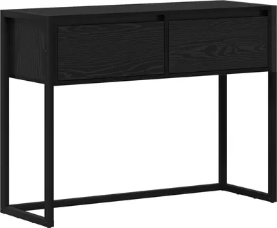 Obrázok produktu pre vidaXL Bočný stolík čierny dubový vzhľad 100 x 36 x 75 cm