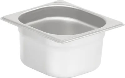 Obrázek produktu pro Nádoba na jídlo GN 1/6, výška 100 mm, nerezová nádoba pro catering, vhodná pro zapékací mísy
