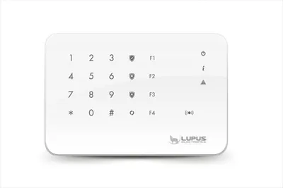 Obrázok produktu pre Lupus Electronics 12109, 868.6625 MHz, Biela, CE, FCC, RoHs, 100 m, 195 x 22 x 129,7 mm, 350 g