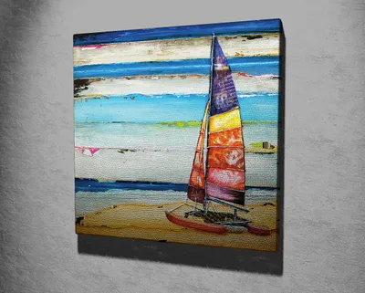 Produktbild von Wallity, KC211- VGA1075, Bunt, Leinwandbilder, 45 x 45 cm, 100% Leinwand