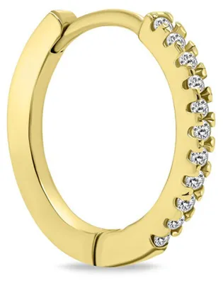 Immagine prodotto di Anello creolo placcato in oro con zirconi, modello EA1281Y