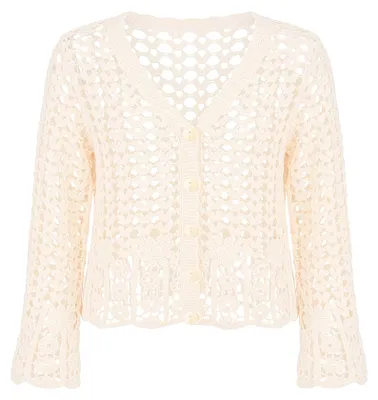 Image de Gilet en tricot pour femmes ALEIDA - orange, taille XXS