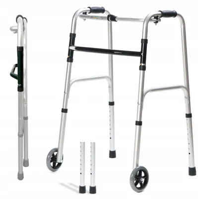 Produktbild von Timago Reha-Gehhilfe Aluminium Multifunktionale Silber