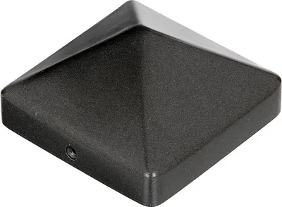Zdjęcie produktu dla Alberts® Zaślepka do słupków drewnianych, odlew aluminiowy, antrust, dł. x szer. 90 x 90 mm