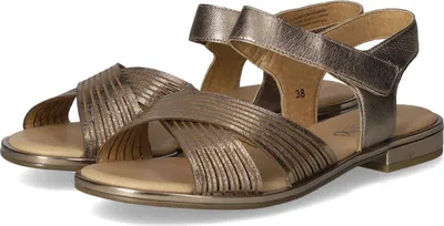 Produktbild von Caprice Sandalette - Taupe Metallic Kunstleder Größe: 40 Normal