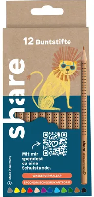 Image de share Crayon 4-0022-12 noir 12pcs