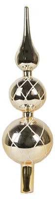 Immagine prodotto di Clayre & Eef Copri albero di Natale Ø 8x30 cm Vetro color oro