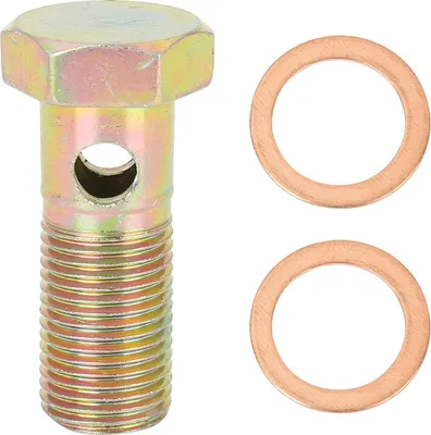Image de M16x1.5mm Voiture Métrique Filetage Banjo Boulons Frein Raccord Adaptateur