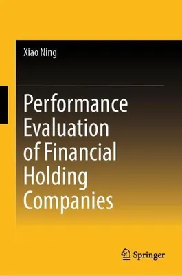 Obrázek produktu pro Performance Evaluation of Financial Holding Companies