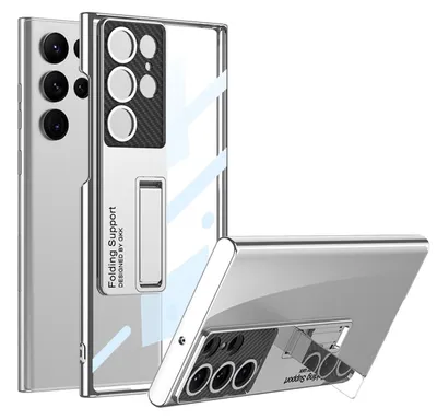Produktbild von Für Samsung Galaxy S23 Ultra 5G Galvanik Hülle aufstellbar Handy Tasche Etuis Hülle Case Neu