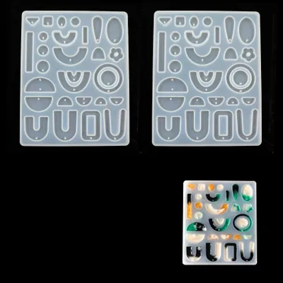 Imagen del producto de Moldes de silicona para joyería, juego de 2