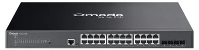 Produktbild von TP-Link Omada SG3428XMPP, Managed, L2+, Gigabit Ethernet (10/100/1000), Power over Ethernet (PoE), Rack-Einbau, 1U