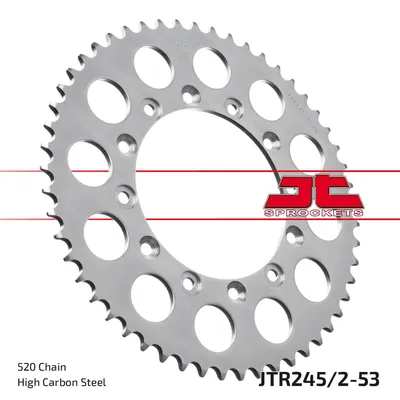 Produktbild von JTSPROCKETS Kettenrad JTR245/2.53 hinten Kohlenstoffstahl