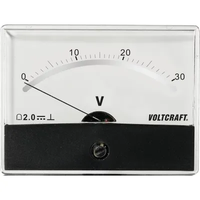 Produktbild von VOLTCRAFT AM-86X65/30V/DC AM-86X65/30V/DC Einbau-Messgerät AM-86X65/30V/DC Drehspule