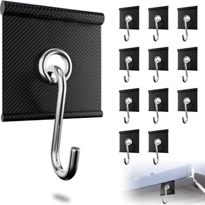Produktbild von 12 Stück Kederleiste Haken 5/6mm und 7/8mm, RV Markisenhaken für Kederschiene, Camping Kederhaken, Kederösen für Wohnmobil, Wohnwagen, Camping Zelt, Innen und Außendekoration