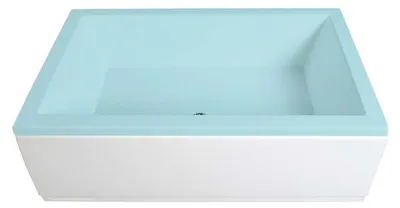 Produktbild von Polysan DEEP PLAIN Schürze für Nische, 120x36cm, weiß