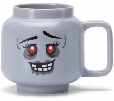 Immagine prodotto di LEGO 41460822 Tazza da caffè LEGO ZOMBIE, 530 ml, grigia, in confezione