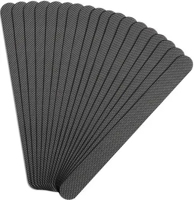 Zdjęcie produktu dla Zestaw taśm antypoślizgowych, 20 x 2 cm, szare, samoprzylepne, taśma zabezpieczająca do łazienki i pod prysznic