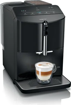 Produktbild von Siemens TF301E09 EQ300 Kaffeevollautomat, Klavierlack schwarz