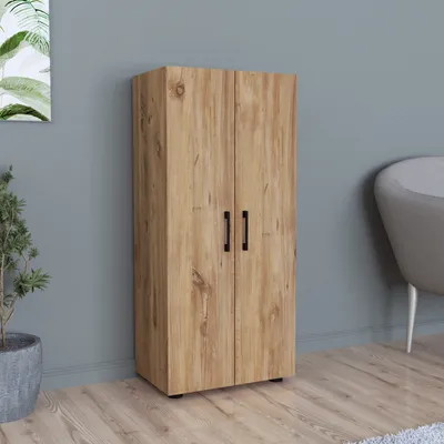 Image de Armoire d'appoint 'Åsnes' 108x49x32cm avec 3 étagères Chêne