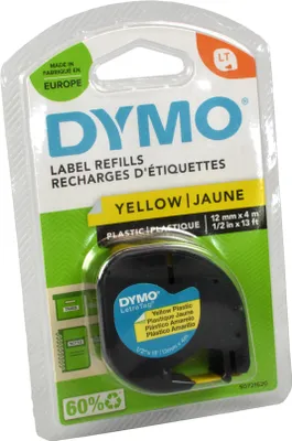 Productafbeelding van DYMO LetraTag etikettenlint, 12 mm x 4 meter, kunststof