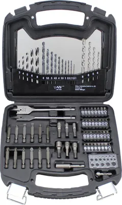 Produktbild von TrendLine Bohrer-Bit-Set im Kunststoffkoffer 75-teilig