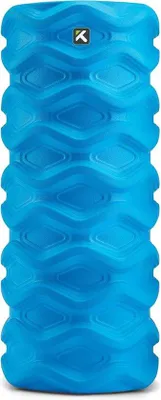Image de Rouleau en mousse bleu de 83 cm pour un massage en profondeur des tissus et le renforcement musculaire