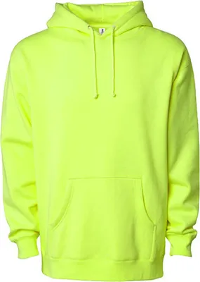 Produktbild von Independent IND4000C | Herren Heavyweight Hooded Kapuzenpullover - Farbe: Safety Yellow - Größe: 3XL