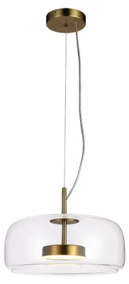 Produktbild von LED-Pendelleuchte 10W CASTE PND-17760B-BRSS-CL Italux