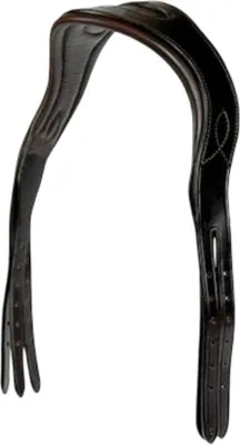 Produktbild von PS of Sweden Genickstück Double Relief anatomisch, Größe:Cob/2, Farbe:Black