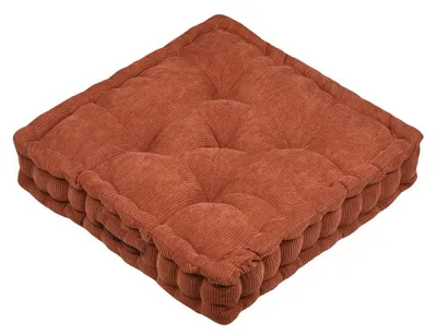 Image de Coussin De Sol Dandy Roux Confort Douillet & Décoration Chaleureuse - Stof
