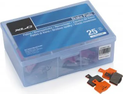 Produktbild von XLC Scheibenbremsbeläge Magura MT BP-O32 Werkstattbox mit 25 Paar, organisch