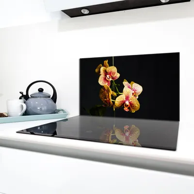 Produktbild von Glasschutzplatte für den Herd 90x52 Orchidea
