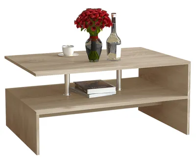 Zdjęcie produktu dla Drewniany stolik kawowy Sofatic Living Room Stolik Stolikowy Stolik kawowy Maliso L