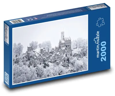 Obrázok produktu pre Puzzle 2000 Zasnežený zimný hrad - martinpuzzle