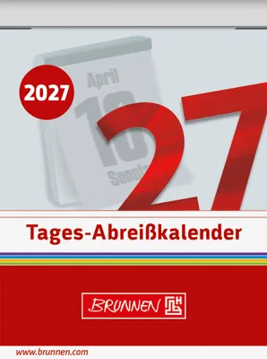 Produktbild von 2027 BRUNNEN Tagesabreißkalender 53,6x71mm Nr.2